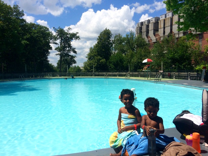 Moores Park Pool Lansing Michigan Kid water playgrounds