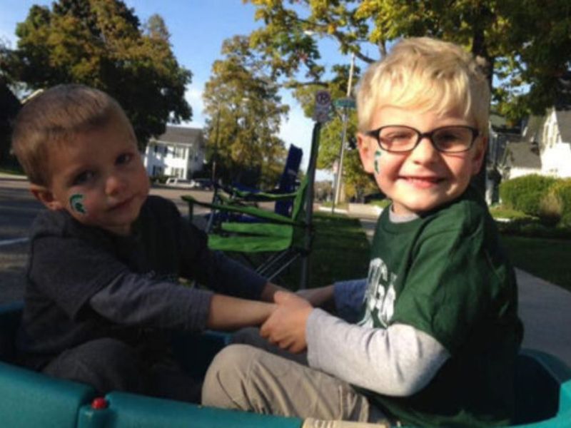 Spartan Tailgate - Boys in Wagon