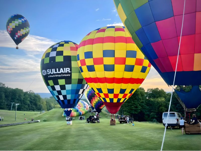 Balloons over Bellaire Shanty Creek Michigan