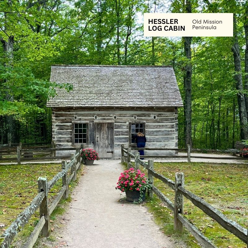 Hessler Log Cabin Old Mission Peninsula