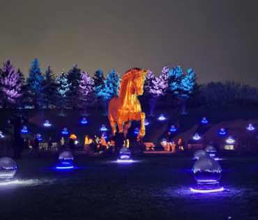 Meijer Gardens ENLIGHTEN American Horse Grand Rapids Light Show
