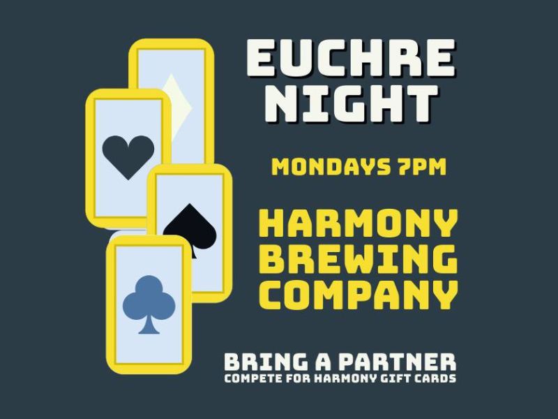 Harmony Brewing Company Euchre Night Facebook