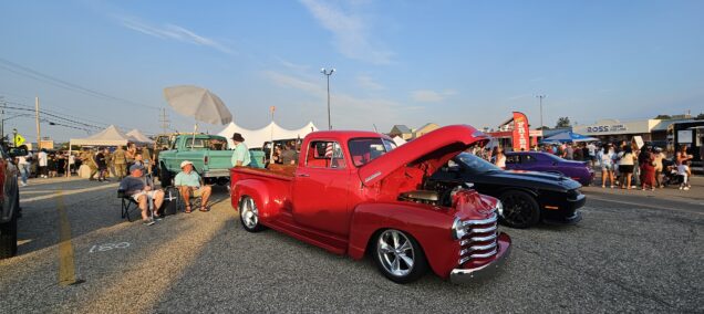 28th Street metro cruise old red truck heymichigan picture