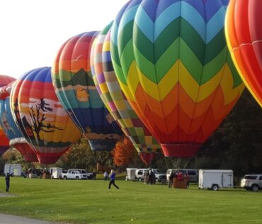 Majestic Clouds Hot Air Balloons - H. Austin