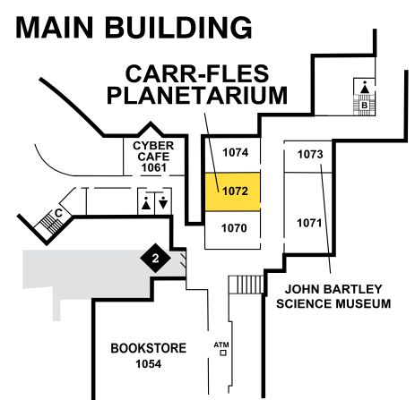 Carr-Fles Planetarium Map