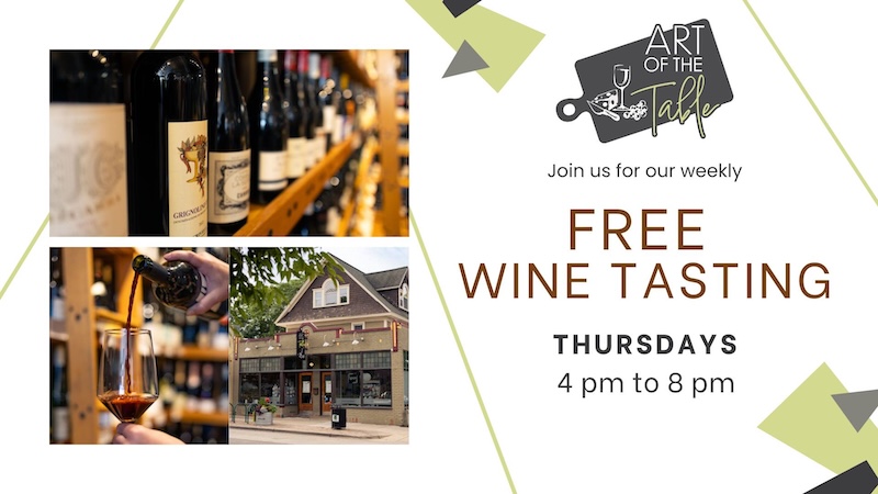 Art of the Table Free Wine Tasting Facebook