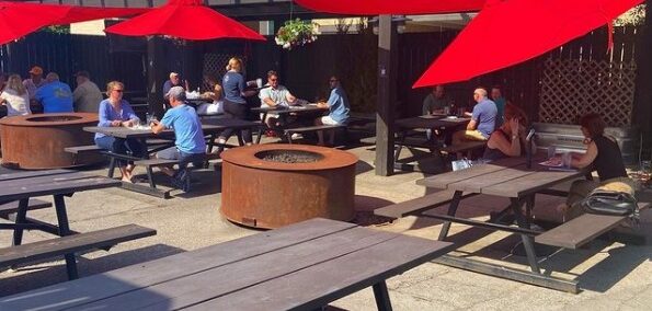 Blue Tractor Traverse City Patio - FB