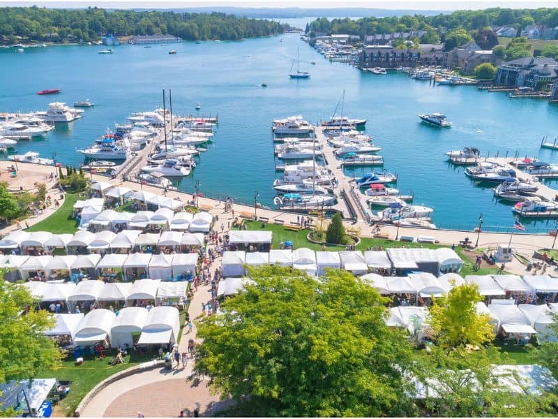 Charlevoix Waterfront Art Fair webpage