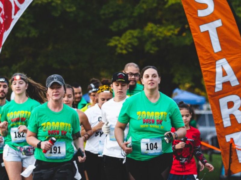 Grand Rapids Zombie 5K Run Sign-up website