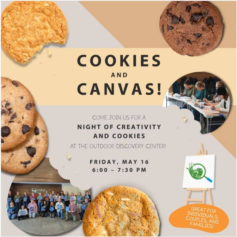 Outdoor Discovery Center Cookies & Canvas Instagram