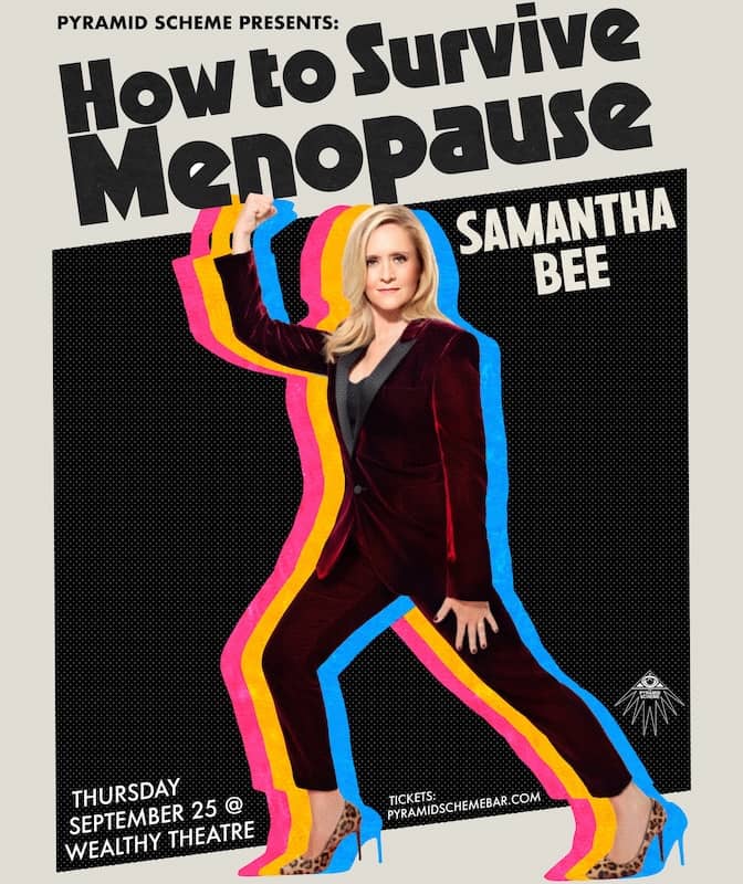 Samantha Bee Wealthy Theatre Webpage
