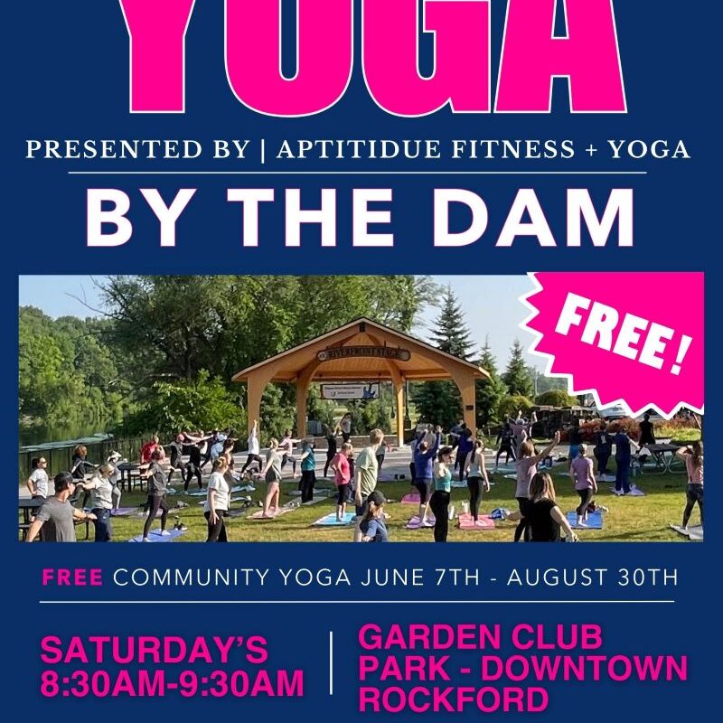 yoga by the bridge in rockford 2025