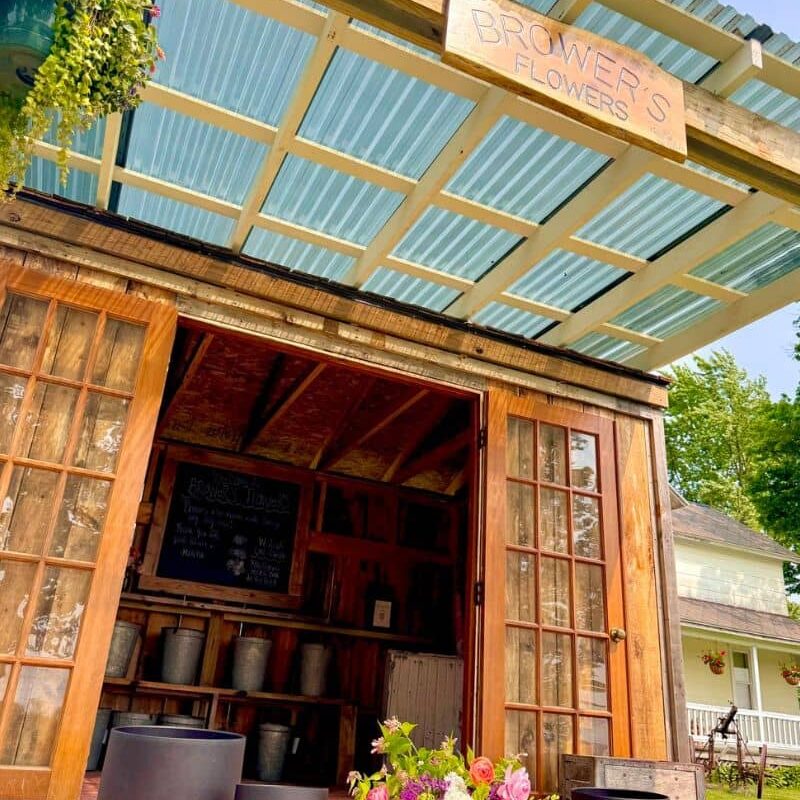 Brower's Flowers Sound Baths & Bouquets webpage (1)