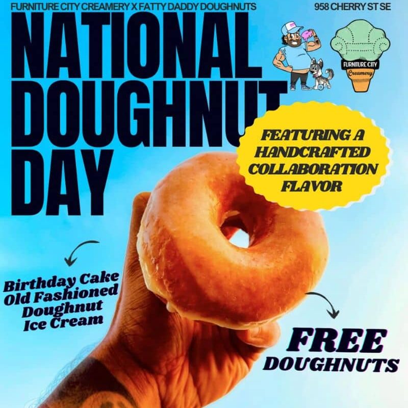 Fatty Daddy Doughnut National Doughnut Day Instagram
