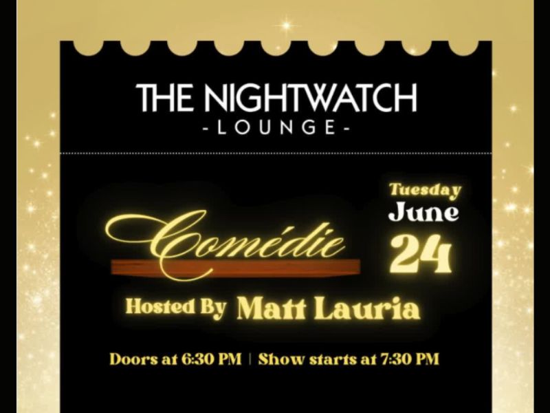The Nightwatch Lounge Comedie Instragram