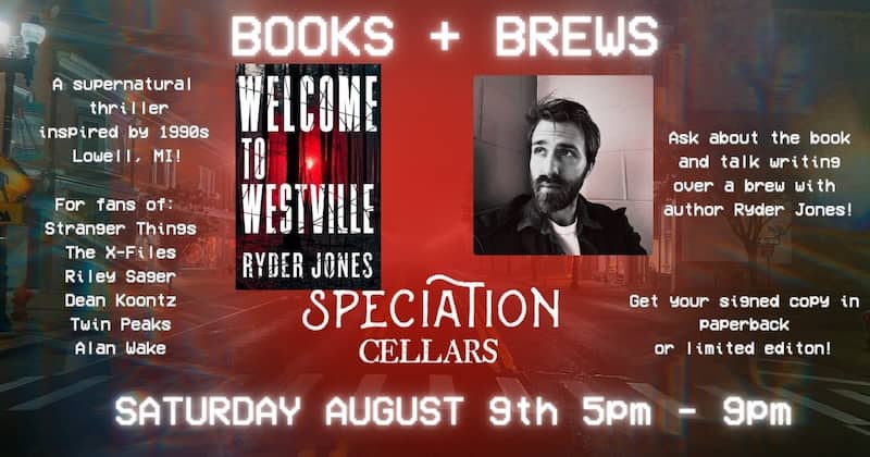 Books + Brews Speciation Cellars Facebook