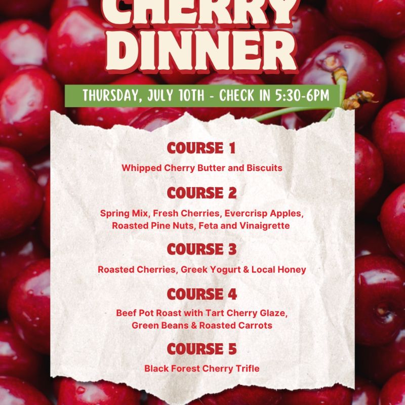 Cherry Dinner at Ed Dunneback & Girls