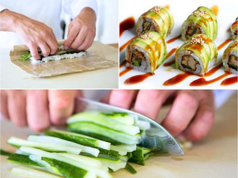 Class Pop Making Dragon Rolls webpage