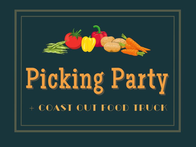 Crisp Country Acres Picking Party + Food Truck webpage