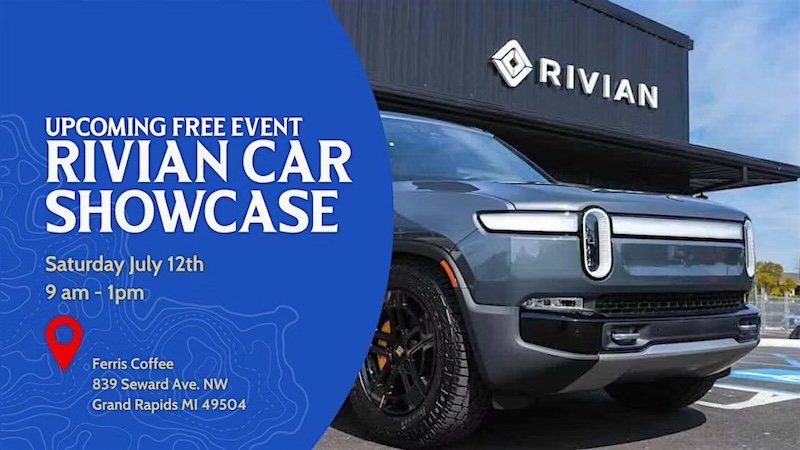 Ferris Cofee Rivian Car Showcase Facebook