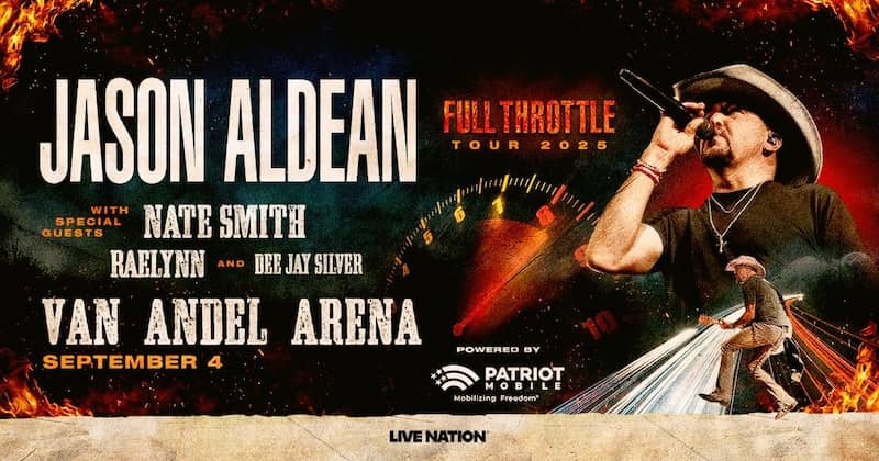 Full Throttle Tour Jason Aldean Van Andel