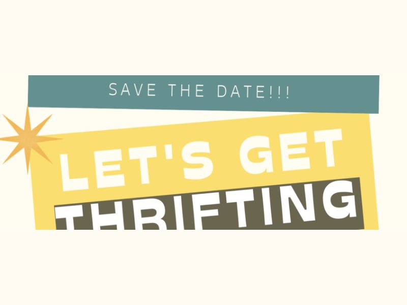 MI Studio Space Let's Go Thrifting webpage