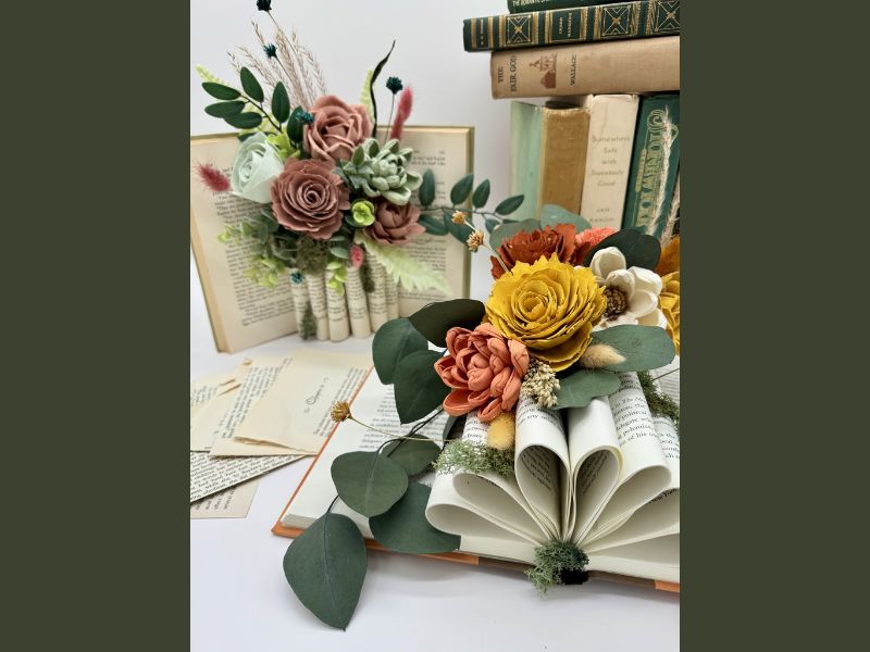 Spruced Studio Books & Blooms webpage