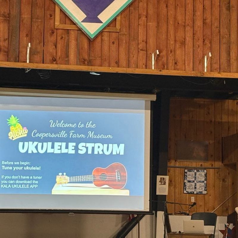 Ukulele Strum at the Coopersville Farm Museum