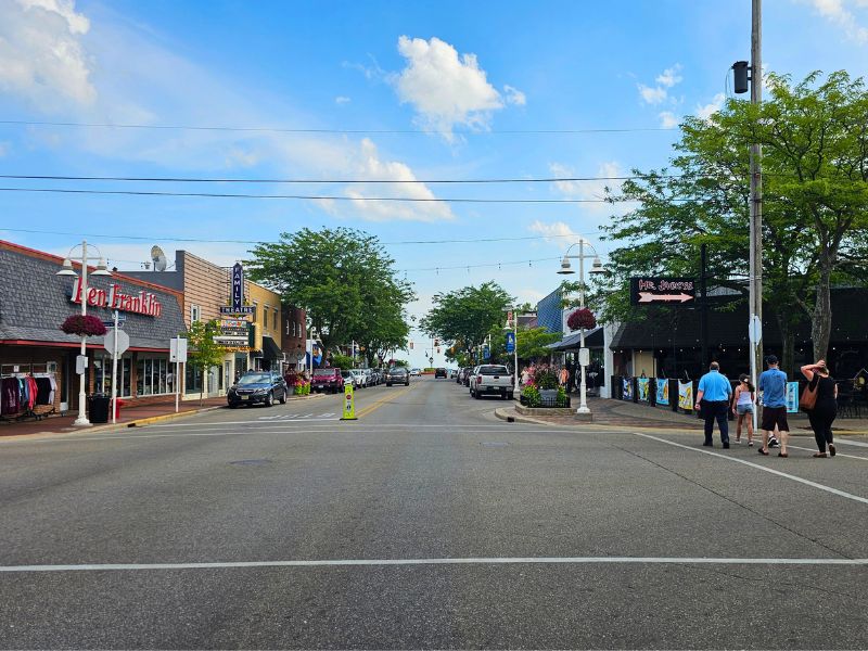 East Tawas, on the shores of Lake Huron
