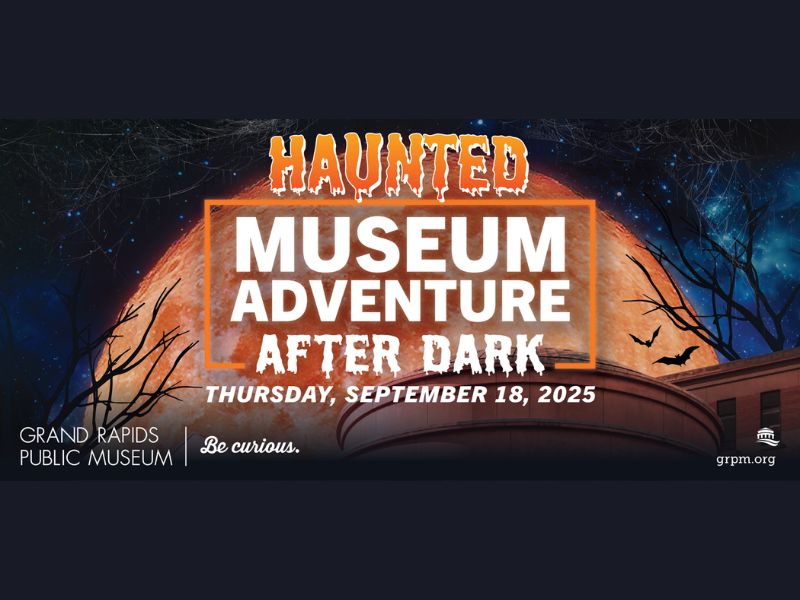 GRPM Haunted Museum After Dark webpage