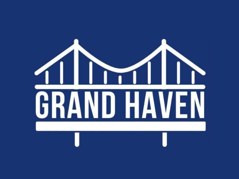 Grand Haven Bridge Walk Logo Webpage
