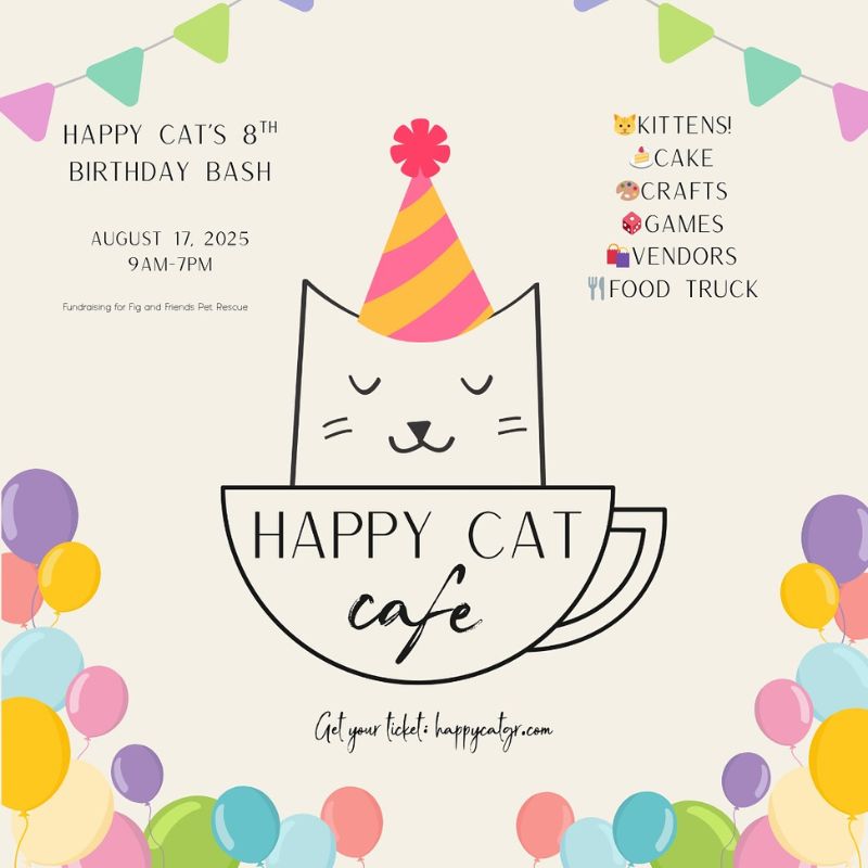 Happy Cat Cafe 8th Birthday Bash Facebook