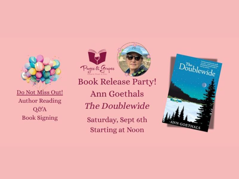 Pages & Grapes Book Release Party Facebook