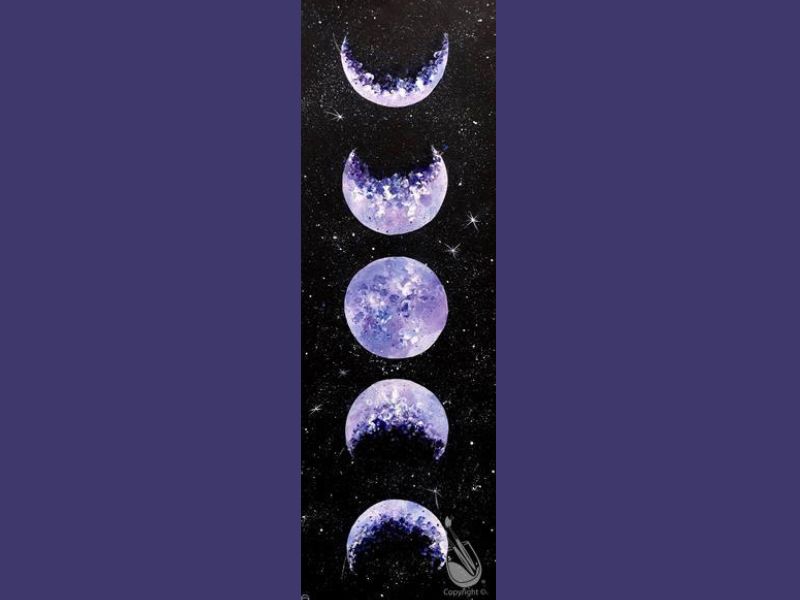 Painting With a Twist Lunar Black Light Party website