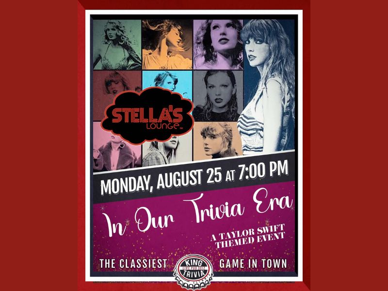 Stella's Lounge Taylor Swift Trivia Night Facebook