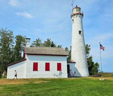 Lake Huron Road Trip: Sturgeon Paint Lighthouse, Harrisville, MI