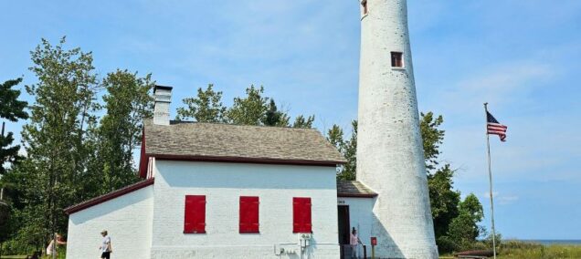 Lake Huron Road Trip: Sturgeon Paint Lighthouse, Harrisville, MI