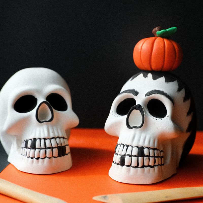 Adult Workshop Plaster Skulls at GRAM