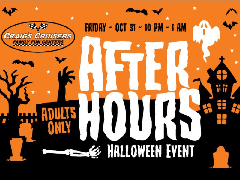 Craigs Cruisers After Hours Adult Halloween webpage