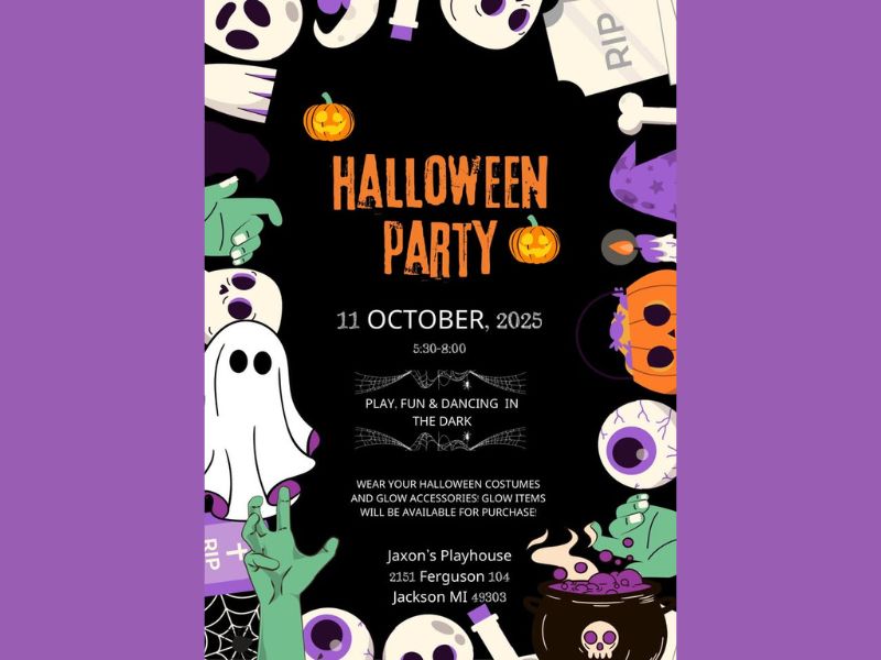 Jaxon's Playhouse Halloween Party Facebook