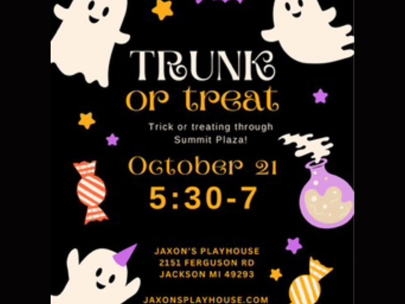 Jaxon's Playhouse Trunk or Treat webpage