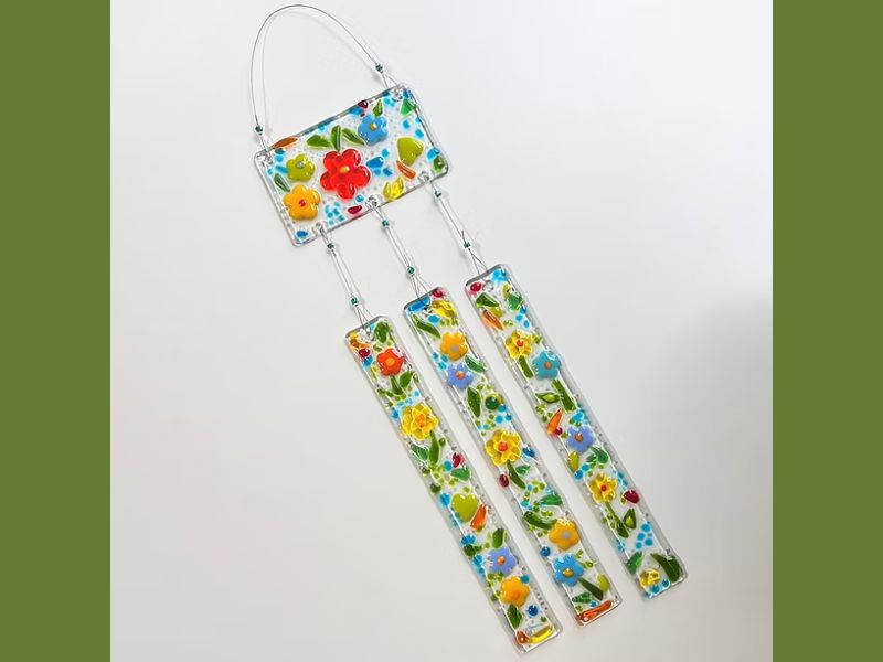 Lowell Arts Glass Wind Chime Workshop webpage