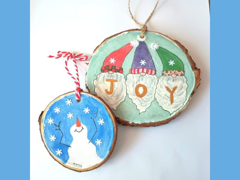 Spruced Studio Christmas Ornaments Workshop webpage