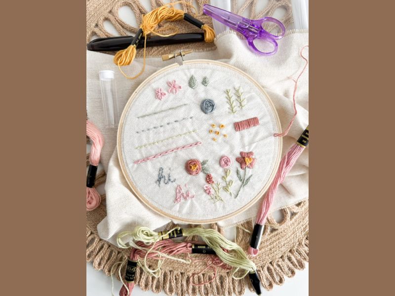 Spruced Studio Embroidery Workshop webpage