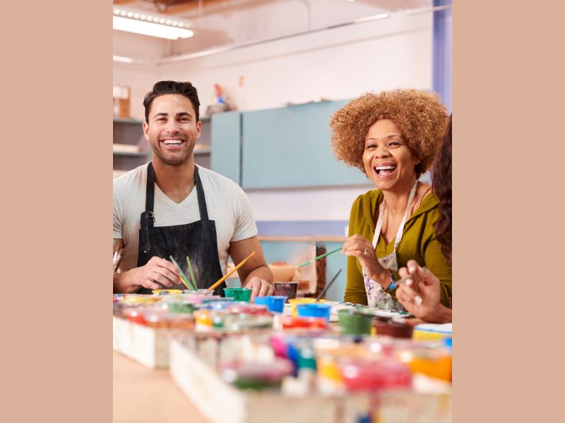 Spruced Studio Paint Your Date webpage