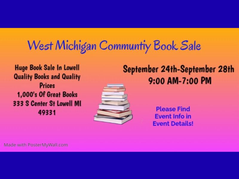 West Michigan Books Book Sale Facebook