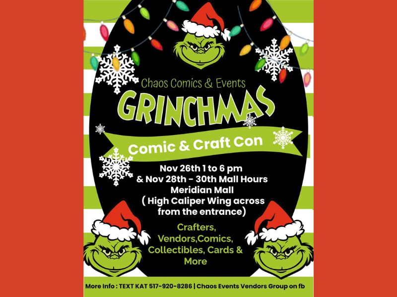 Chaos Comics & Events Grinchmas Facebook