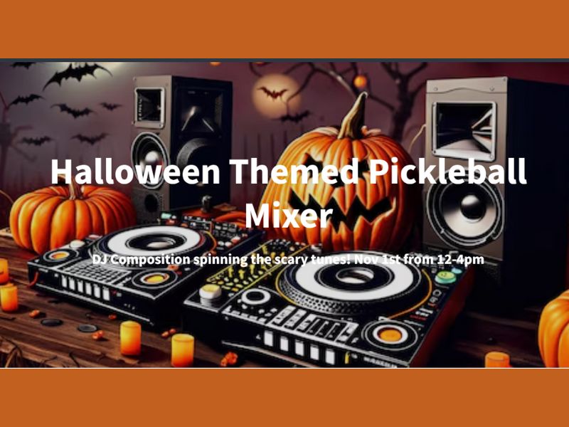 Dinks & Dingers Halloween Pickleball webpage
