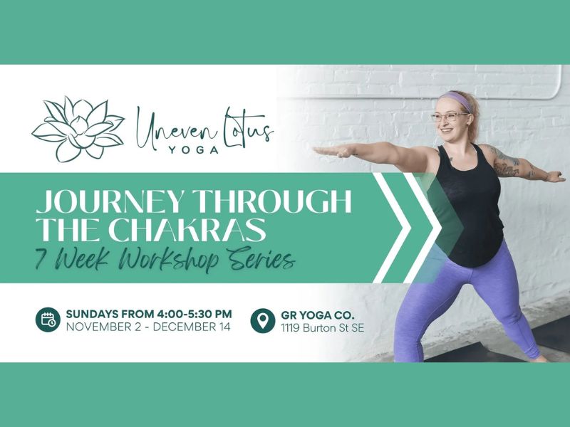 GR Yoga Co Journey Through The Chakras webpage