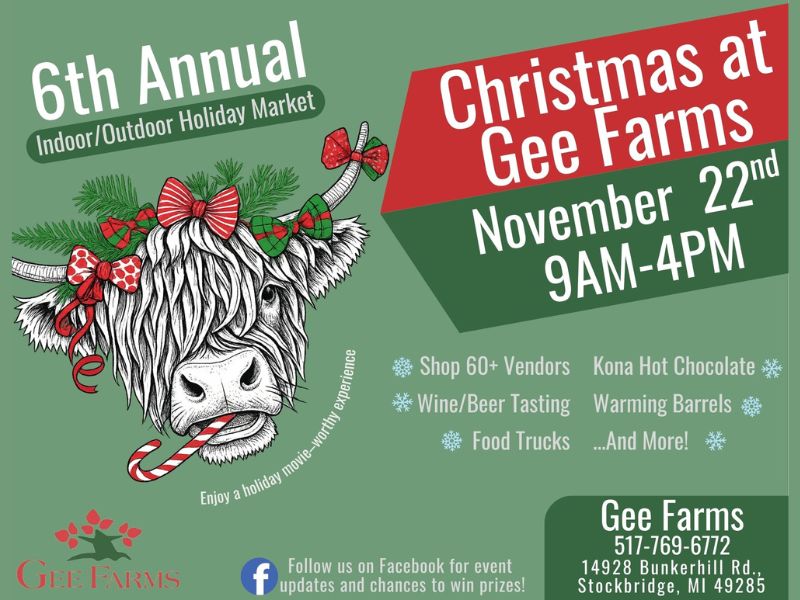 Gee Farms Indoor Outdoor Holiday Market Facebook